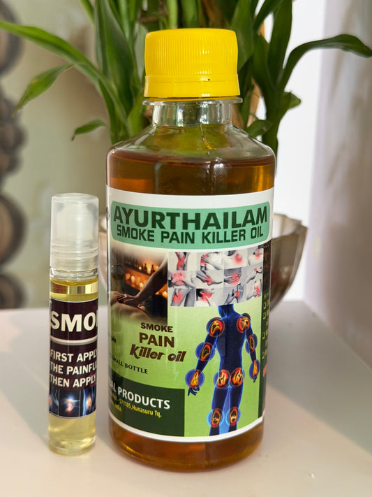 Combo Ayurthailam Pain Relief Smoke Oil🌿(10ml +250ml)