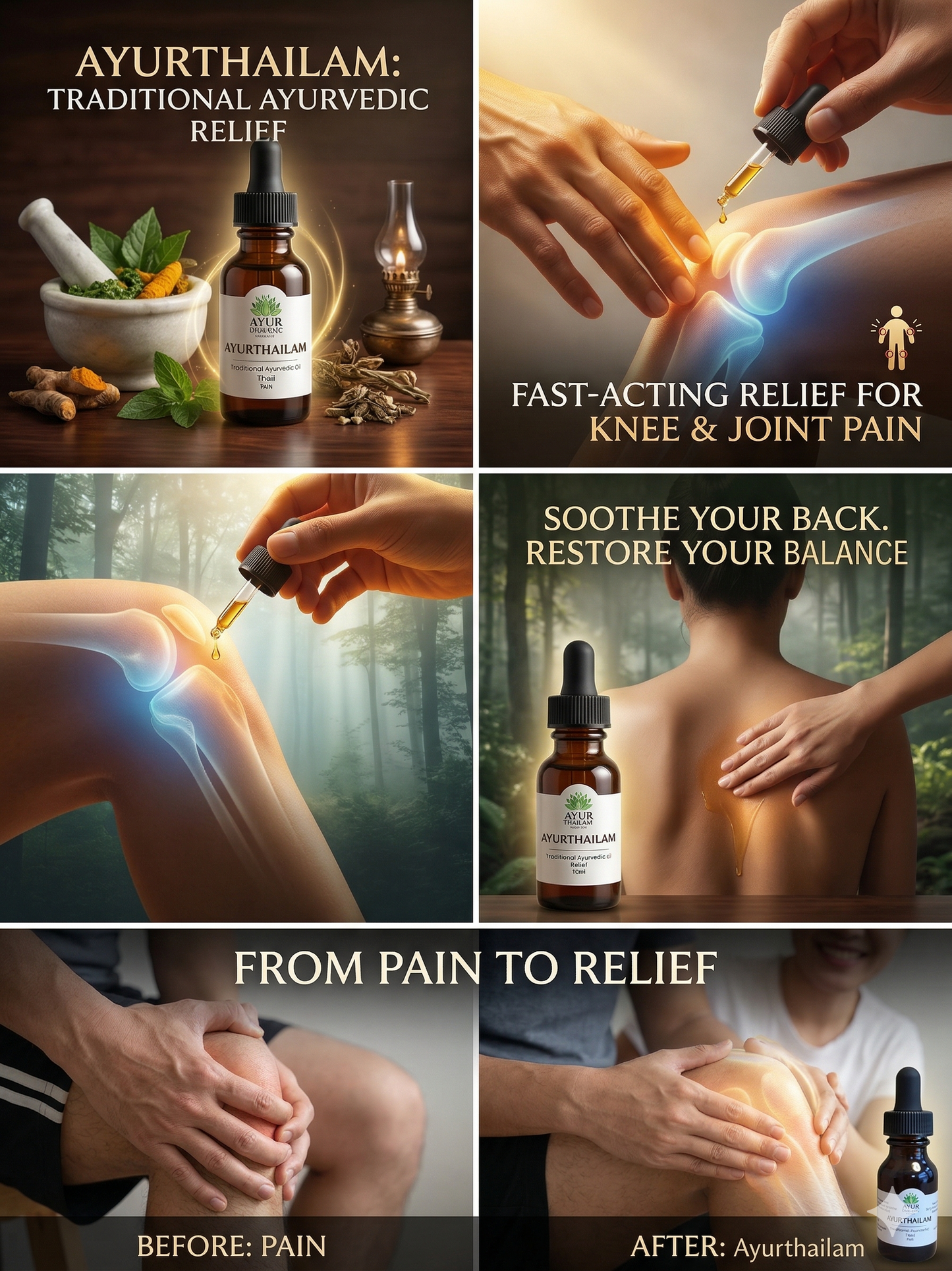 Ayurthailam Pain Relief Smoke Oil🌿