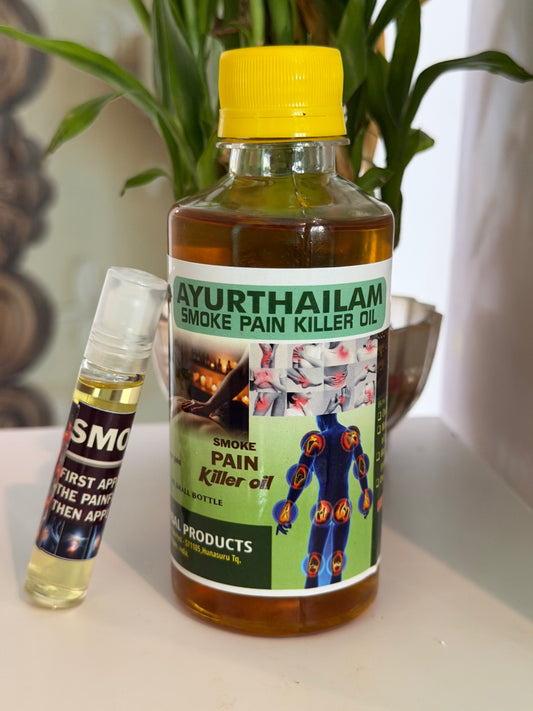 Combo Ayurthailam Pain Relief Smoke Oil🌿(10ml +250ml)